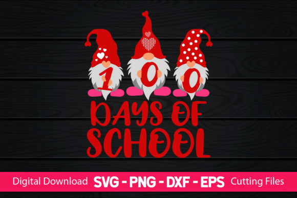 100 Days of School Gnomies School Graphics