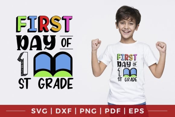 First Day of 1st Grade SVG: A Versatile Graphic Design Asset for Content Creators