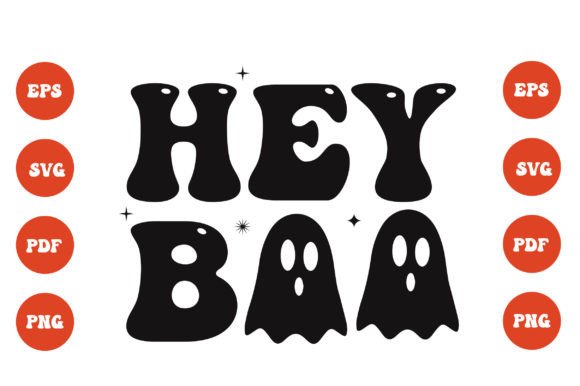 Hey Boo,Halloween Sublimation Svg: Graphics for Crafts