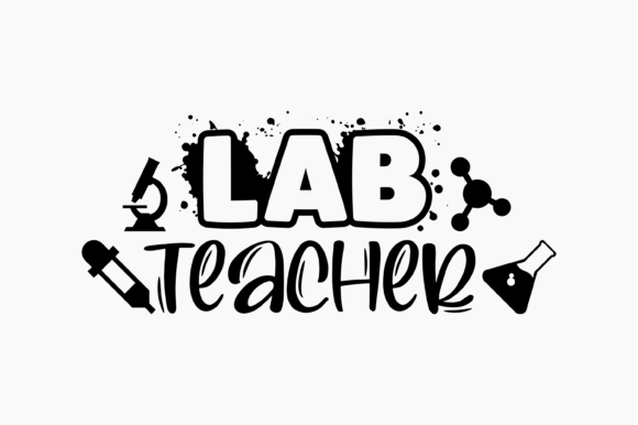 Lab Teacher: A Modern Graphic Design Asset for Creative Publishers