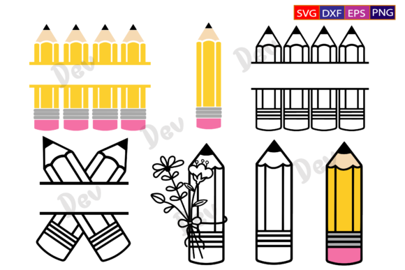 Pencil Svg Name Frame: A Versatile Graphic for Craft Projects