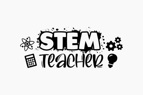 Stem Teacher: A Versatile Graphics Asset for Creative Crafts and Branding