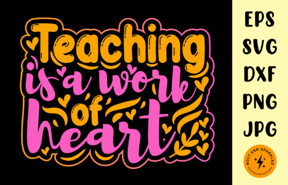 Teaching is a Work of Heart, Graphics